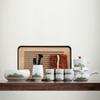 New Chinese Coarse Pottery Qingshan Automatic Tea Set Kuaike Cup, One Pot of Six Cups, Practical Gifts for Business Activities