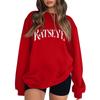 Women's Fashionable And Casual Long Sleeve Round Neck Printed Sweatshirt