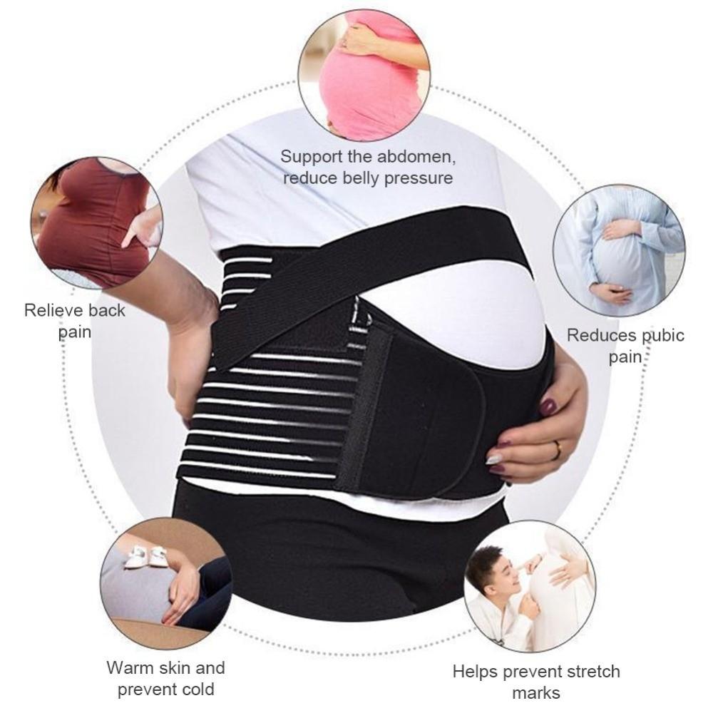 Comfortable Maternity Belly Band Breathable Abdominal Support Brace  Growing Bellies