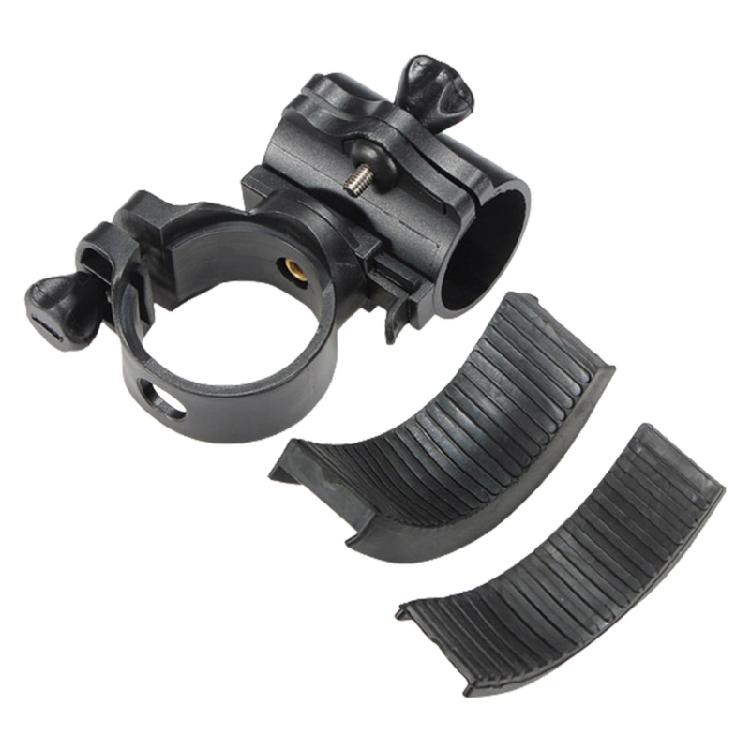 2Pcs Torches Clip 360 Degree Rotating Bicycles Light Holder Adjustable Bike Light Stand Cycling Flashlight Holder