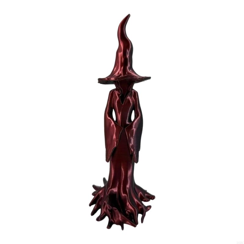 

Witch Sculpture Halloween Home Decoration Weatherproof Plastic Holiday Ornament Perfect For Garden And Patios