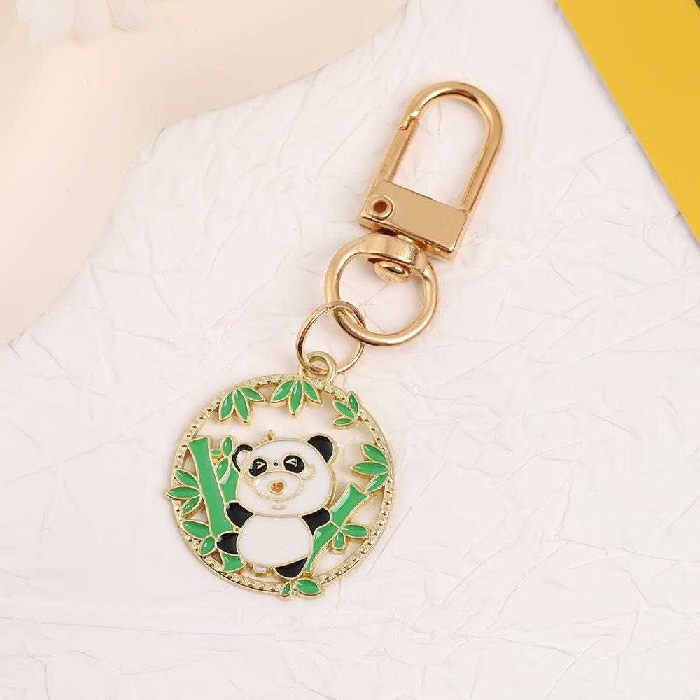 Panda Alloy Keychain Pendant Charm - Gift for Friends & Classmates, Bag Decoration