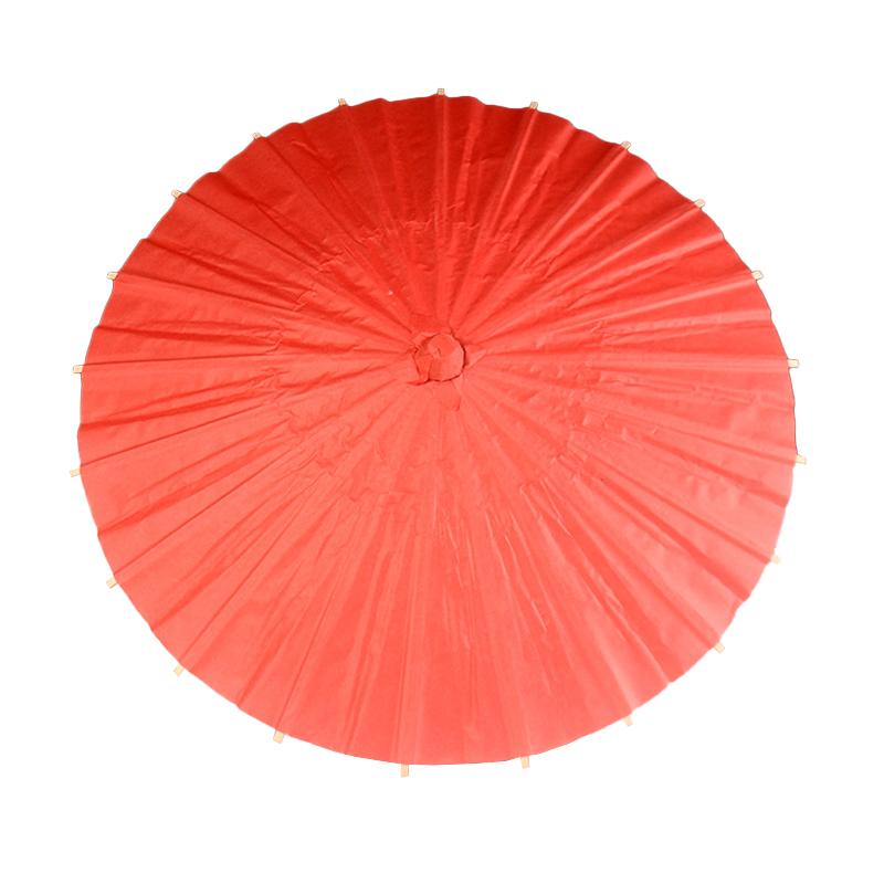 1Pc Parasol Folding Paper Umbrella DIY Home Decoration Chinese Art Dance Party Props Bamboo