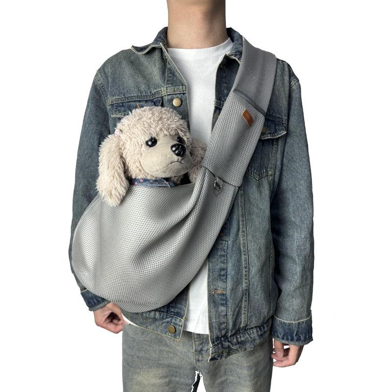 Breathable Summer Crossbody Pet Bag for Dogs & Cats