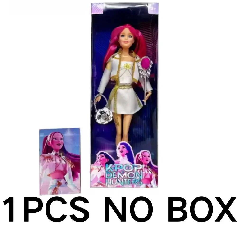 Anime Nuevo KPop_ Demon Hunters Muñeca Vinilo Juguete Rumi Mira Zoi Personaje Vinilo Máscara Estatuilla Regalo De Cumplea~@@@