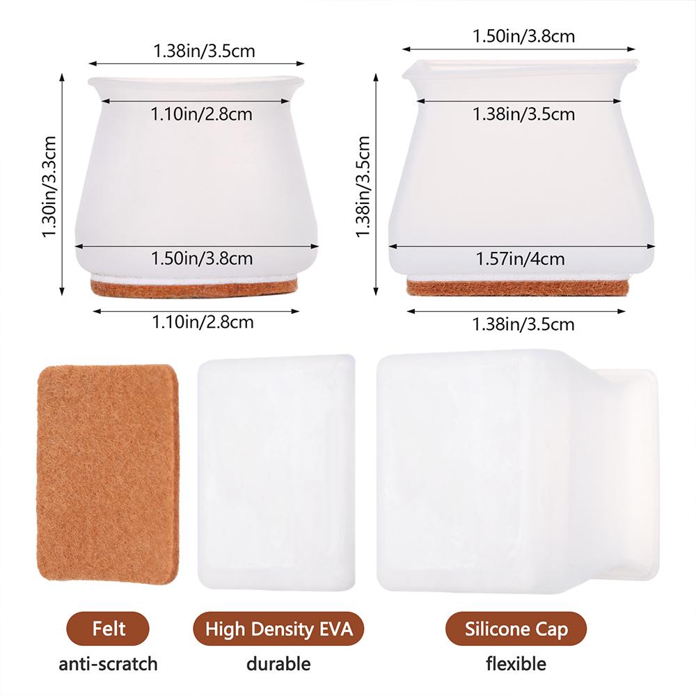 Möbel Gummi Anti-Rutsch Klebstoff Schützer Pad Boden Beschützer Schwarz 8 Stk Möbel Gummi Anti-Rutsch Klebstoff Schützer Pad Boden Beschützer Schwarz 8 Stk