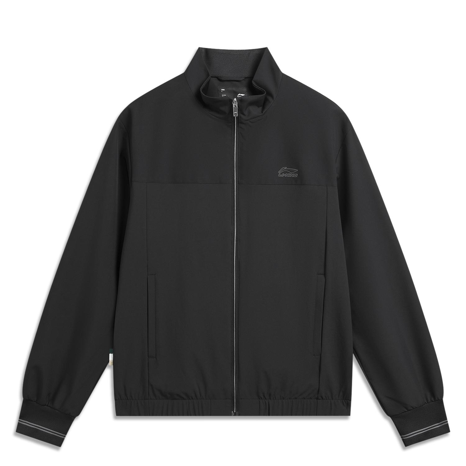 Li-Ning Серия спортивных трендов Ветрозащитная Водоотталкивающая Стойка Воротник Логотип Ветровка Мужская верхняя одежда AFDW413-2 M