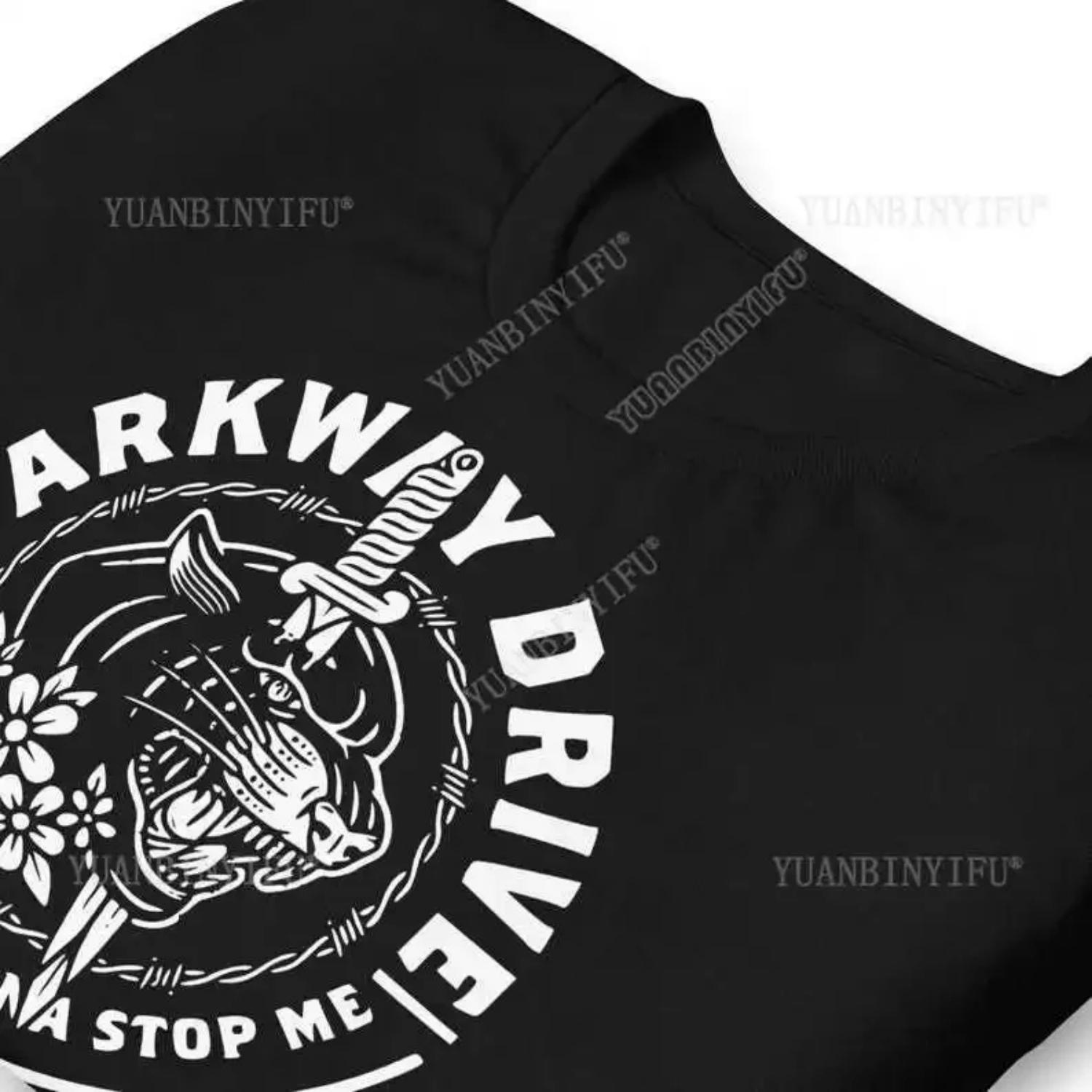 

Parkway Drive Metalcore T-Shirt_ Extreme Metal Music Fan Gothic Death Metal Band Round Neck Pure Cotton, Short Sleeve Shirt S чёрный