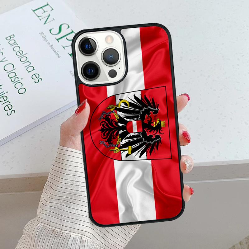 

Austria Flag Phone Case cover For iPhone 17 Air 15 16 16e 14 13 Pro Max Coque 12 11 Pro Max For Apple PLUS fundas iPhone 11pro max