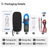 BAOMAIN - Digital Clamp Meter, 4000 Count Multimeter, Measures 4A/40A/600A AC Current, AC/DC Voltage, Resistance, Diode, Continuity, NCV, Wire Test, B