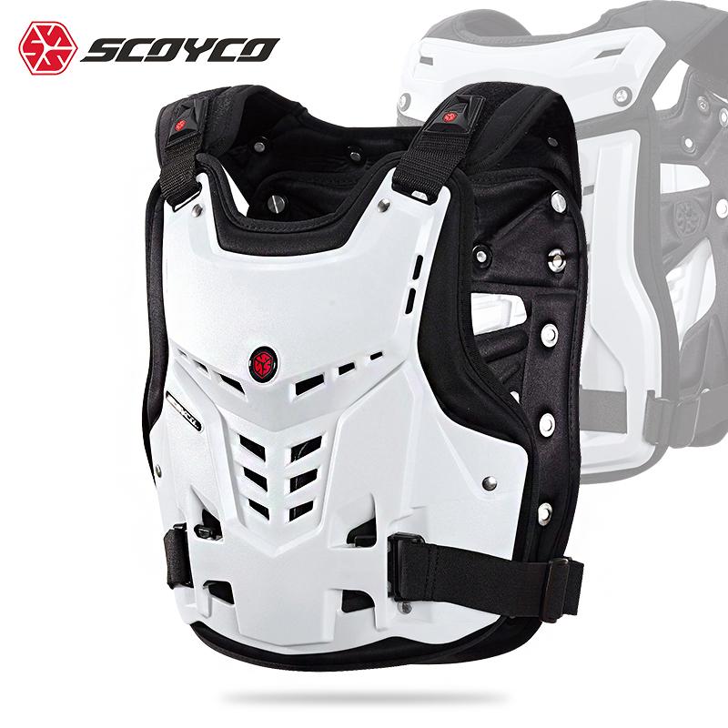Scoyco AM05 Off-road Motorcycle Armor Coat Chest Back Shock-resistant Men Motocross Riding Jacket Racing Protective Gear