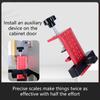 Heavy Type Aluminum Cabinet Door Alignment Aid Tool Ergonomic Rotating Base with Secure Single User Operation