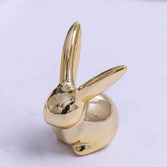 Langlebige Elefantenfigur, bezaubernde, dekorative, bruchsichere Mini-Kaninchen-Elefant-Statue für den Schreibtisch, Ornament für Zuhause