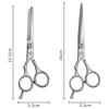 2Pcs Professional Hairdressing Haircut Scissors Barber Shop Hairdresser'S Cutting Thinning Tools High Quality Salon Set