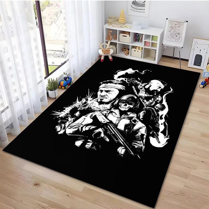 Silent Night Deadly Night Home carpet Office Decorative Carpet For Living Room Bedroom Door Mat Floor Rug Computer Chair Area Rug