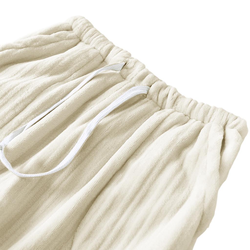 Women's Fashion Fleece Line Thickened Long Pajama Pants