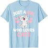 Just A Girl Who Loves Cats Cute Cat Lover Girls Kids T-Shirt