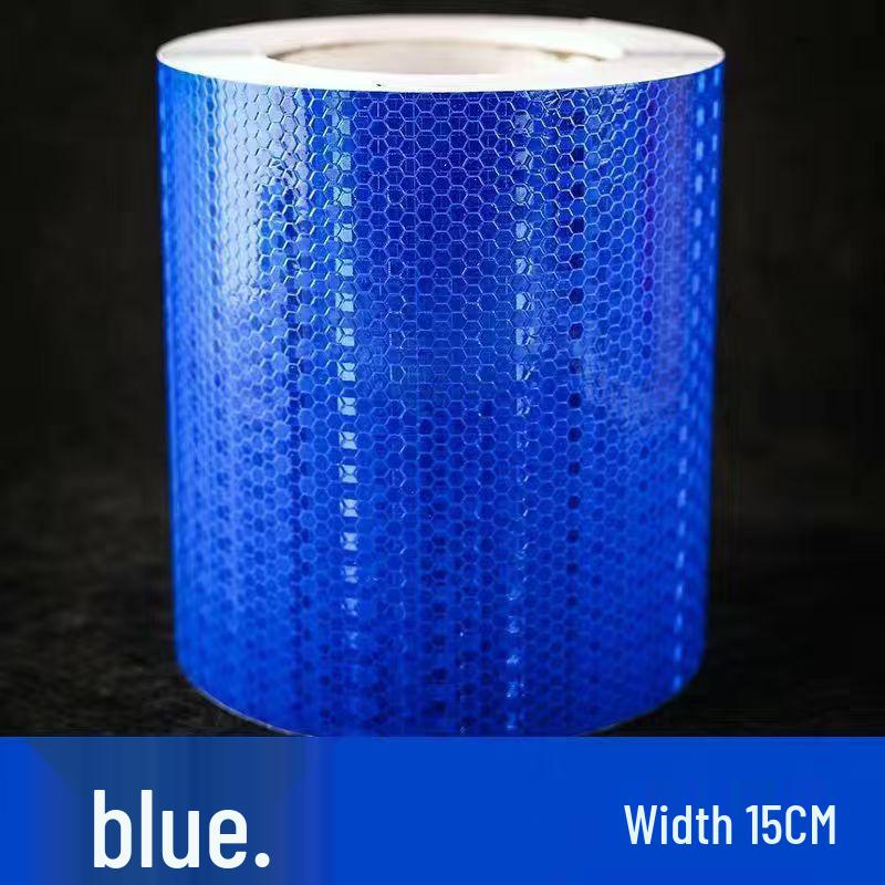 Φθορίζουσα Ανακλαστική Ταινία Ασφαλείας: Πλάτη 5CM, 10CM, 15CM για Νυχτερινή Κυκλοφορία, Προειδοποίηση Αποφυγής Σύγκρουσης