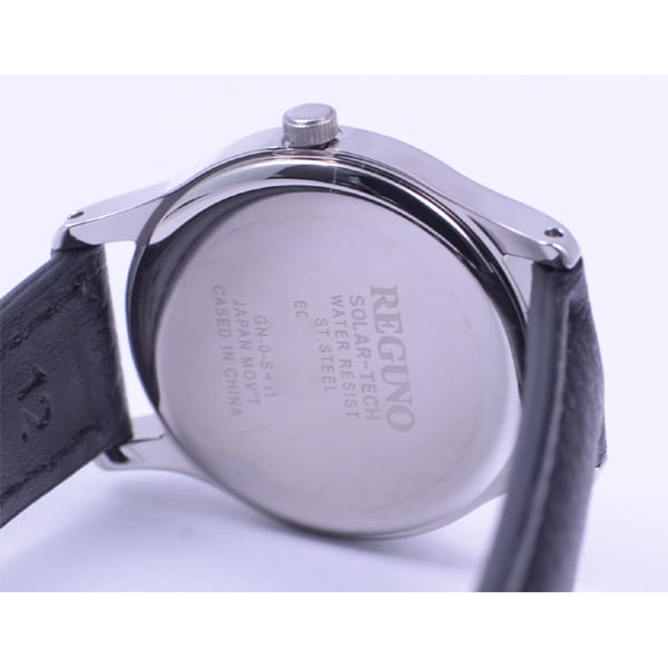 Citizen RS26-0033C pour femmes ( Montre REGUNO Femme) Montre Ronde Analogique Acier Inoxydable Noir