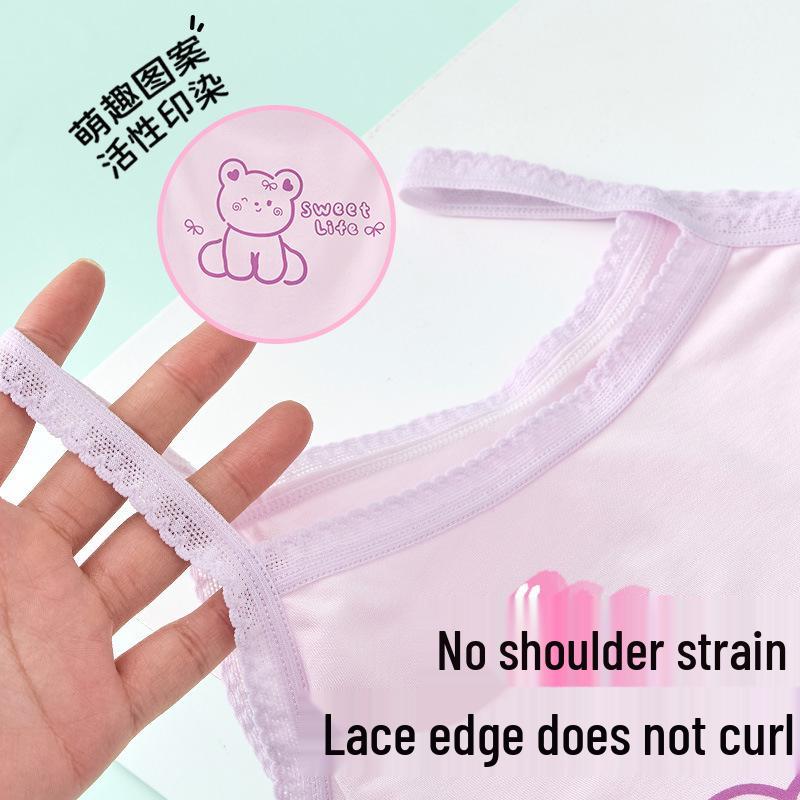 Clearance: Girls' Thin Sleeveless Summer Top, Children's Development Innerwear, Modal Fabric