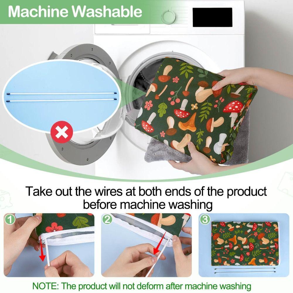 Cozy Washable Guinea Pig Tunnel House with Curtains Breathable Hamster Hideout Soft with Cushion Small Pets Bed Chinchilla