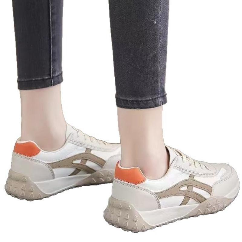 New Casual Sports Shoes Women's Summer Lightweight Breathable Student Running White Shoes