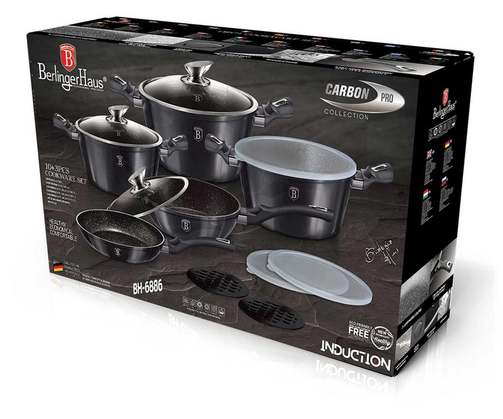 BERLINGERHAUS BH-6886 CARBON PRO COOKWARE SET