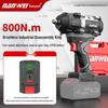 Nanwei 800N Heavy-Duty Electric Brushless Impact Wrench with Lithium Battery