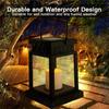 Outdoor Solar Palace Lantern – Hanging & Floor Atmosphere Candle Light for Lawn Landscape, Yard Garden Decor