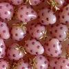 Resin Strawberry Necklace: Cute Summer Fashion, European & American Niche Design