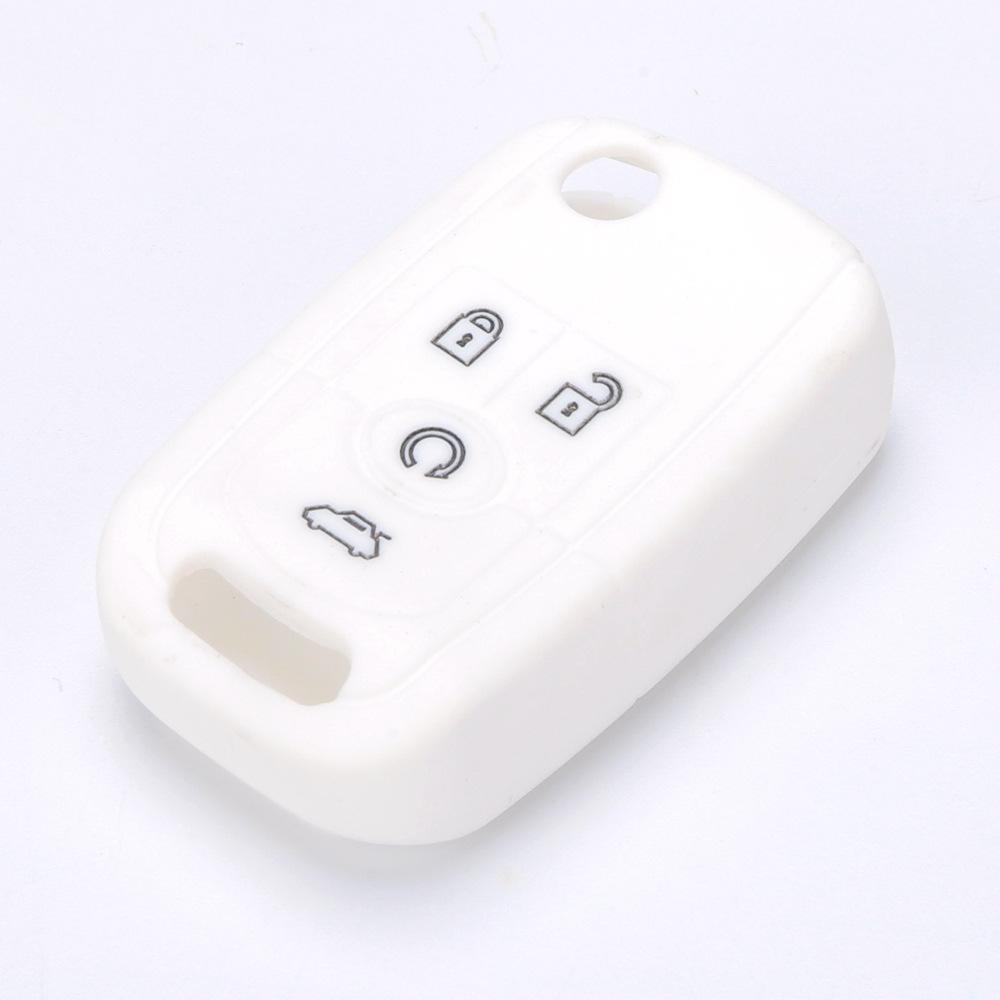 For Buick Excelle Folding 4-button Silicone Key Cover Key Bag Button Oil-filled Car Remote Control Shell Protective Cover