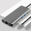 4K HDMI Type-C Docking Station: Gigabit Ethernet & Multi-Function USB Expansion for Tablets, Phones, Computers