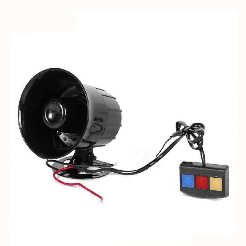 115dB 12V 3 Tone Sound Loud Car Horn Motorcycle Warning Alarm Police Fire Siren Horn Speaker Automotive Accessories Moto 20W