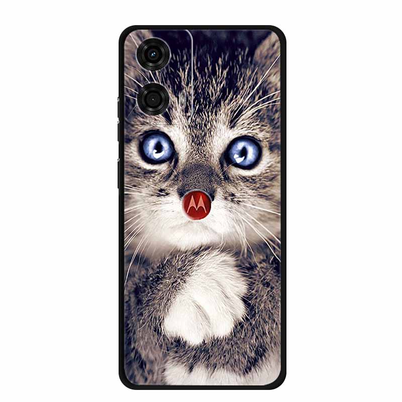 For Motorola G Stylus 5G 2024 Case TPU Animals Soft Silicone Phone Cases For Moto G Stylus 5G 2024 Wolf Protective Back Cover