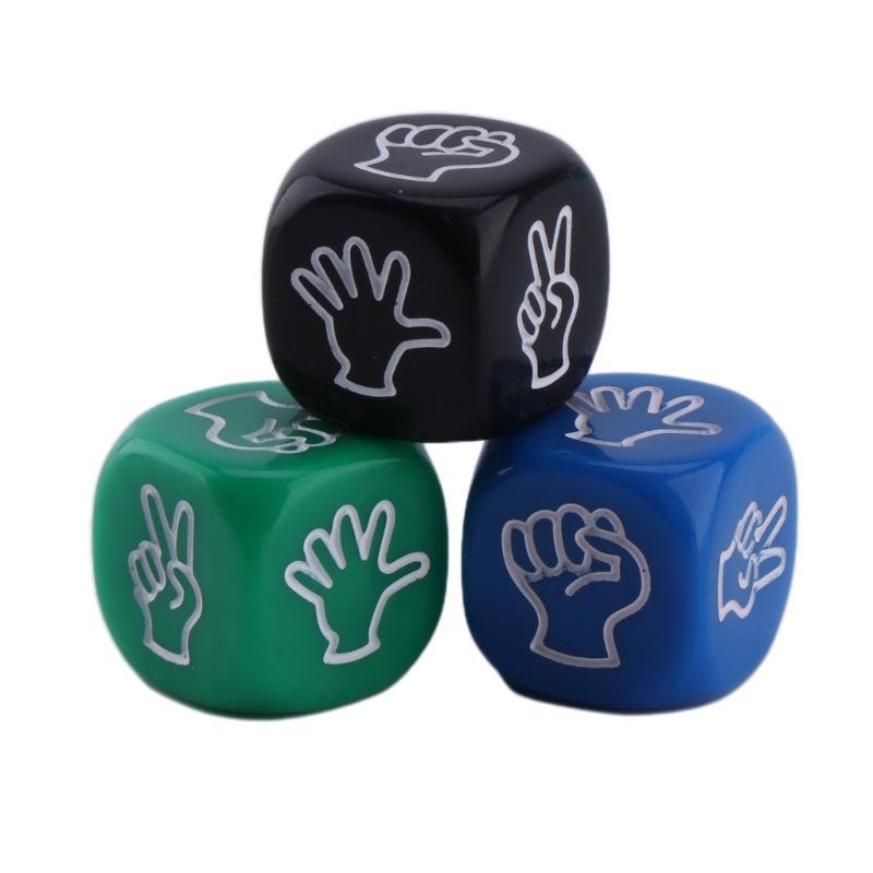 6 Stück/Set Party Brettspiel Requisiten Fingerraten Spiel Würfel Bar Würfel 20mm Party Siebe Party Requisiten Party Spiel Würfel