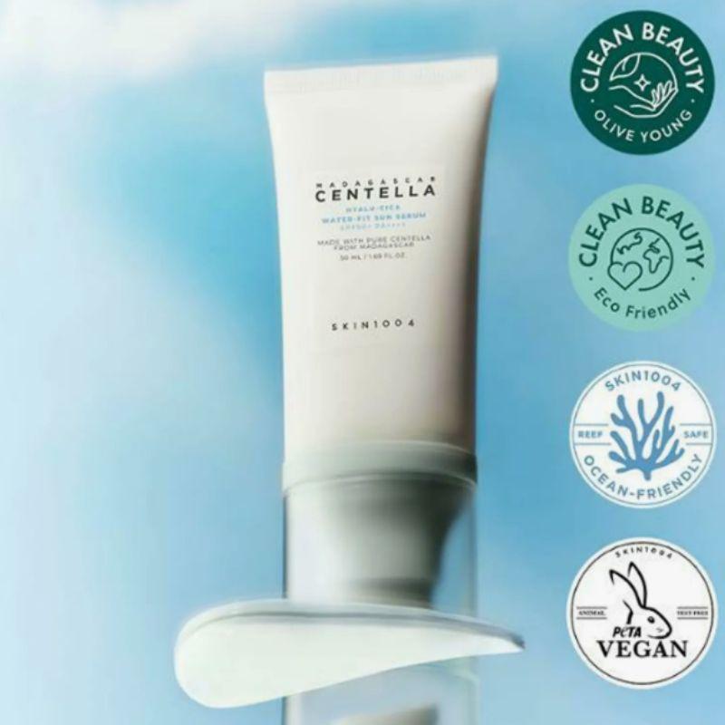 Skin1004 Madagascar Centella Hyalu-Cica Water-Fit Sun Serum 50mL*2ea (Twin Pack)