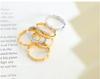 Hong Kong Retro Bamboo Titanium Steel 18K Gold Non-Fading Ring – Versatile Women's Summer Jewelry.