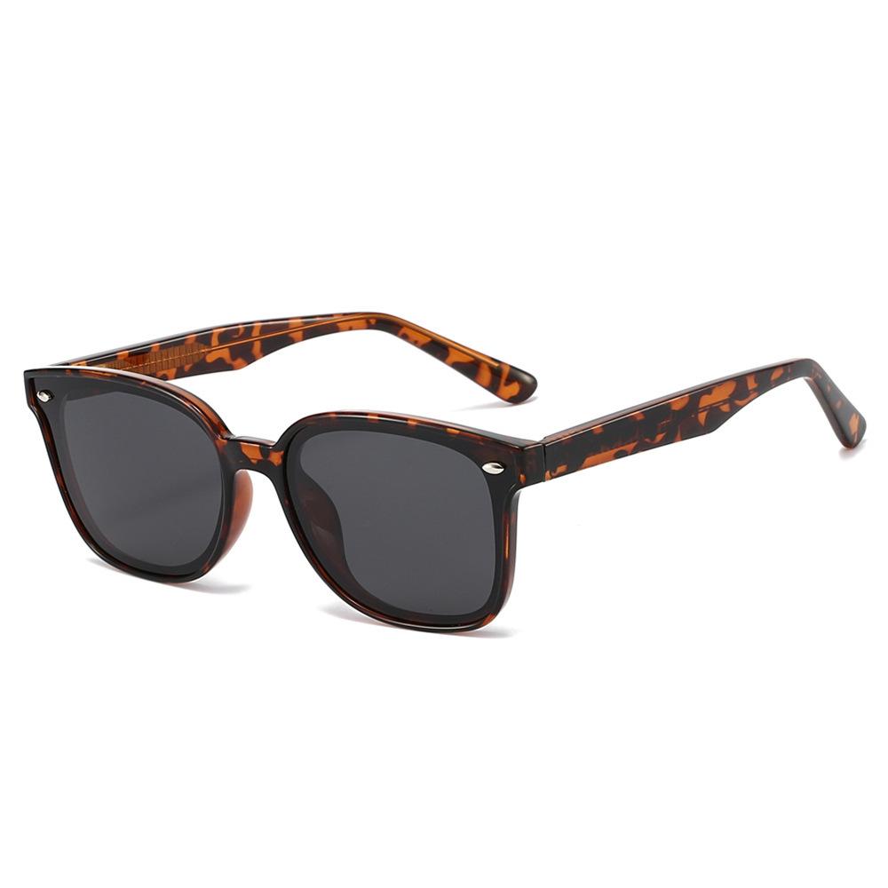 Retro Square Polarized Sunglasses Men Unisex Brand Designer Stainless Steel Core for Driving Fishing Sun Shades