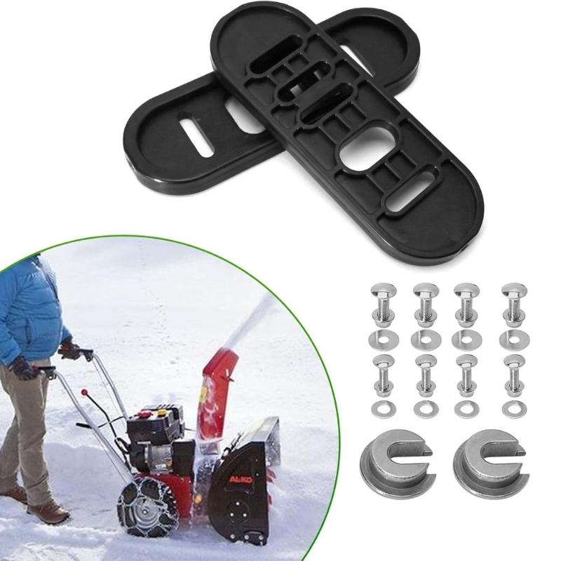 490-241-0010 Snowblower Slide Shoes Snow Thrower Skid Shoe with Mount Hardware for 31BM63P3 31AH55Q5 31AH64Q4 31AM62N2