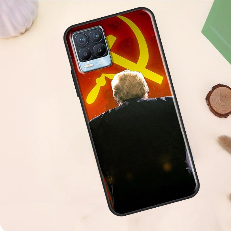 USSR Flag Soviet Union Case For Realme C75 C63 C61 C55 C51 C53 C35 C65 C67 C71 11 12 13 14 15 Pro Plus GT6 GT7 Pro