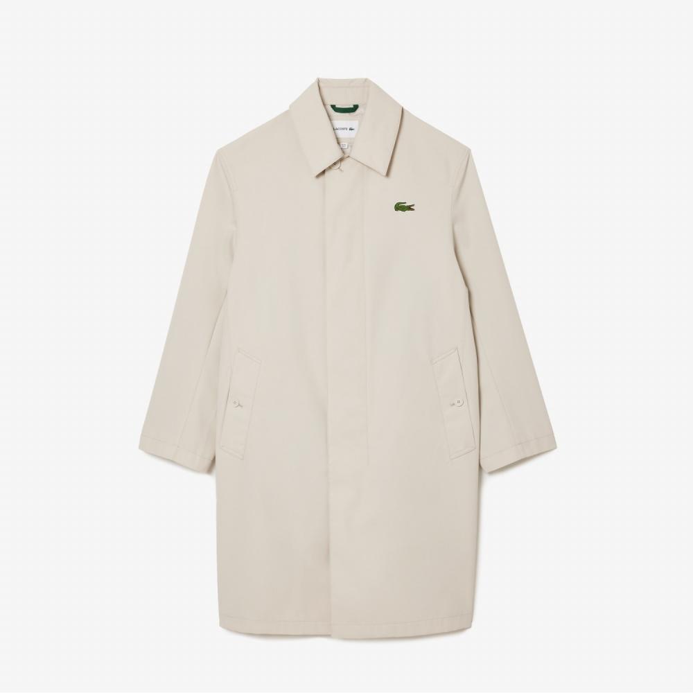 

Мужское длинное пальто Mac из полихлопкового твила LACOSTE BH5946 53N BUQ