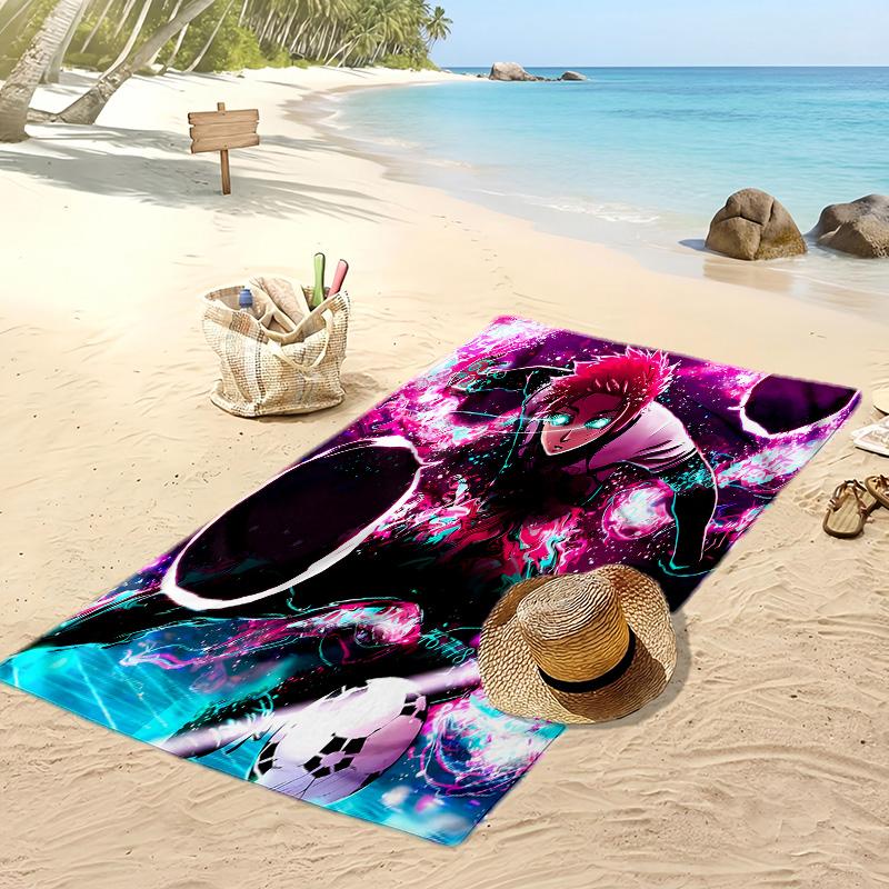 Shidou Ryusei Printed Quick Dry Beach Towel Super Absorbent Soft Lightweight Bath Towel for Pool Summer Travel