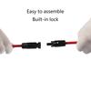 6.5Ft  10AWG Solar Extension Cable with Solar Panel Female and Male Connector Solar Panel Adapter