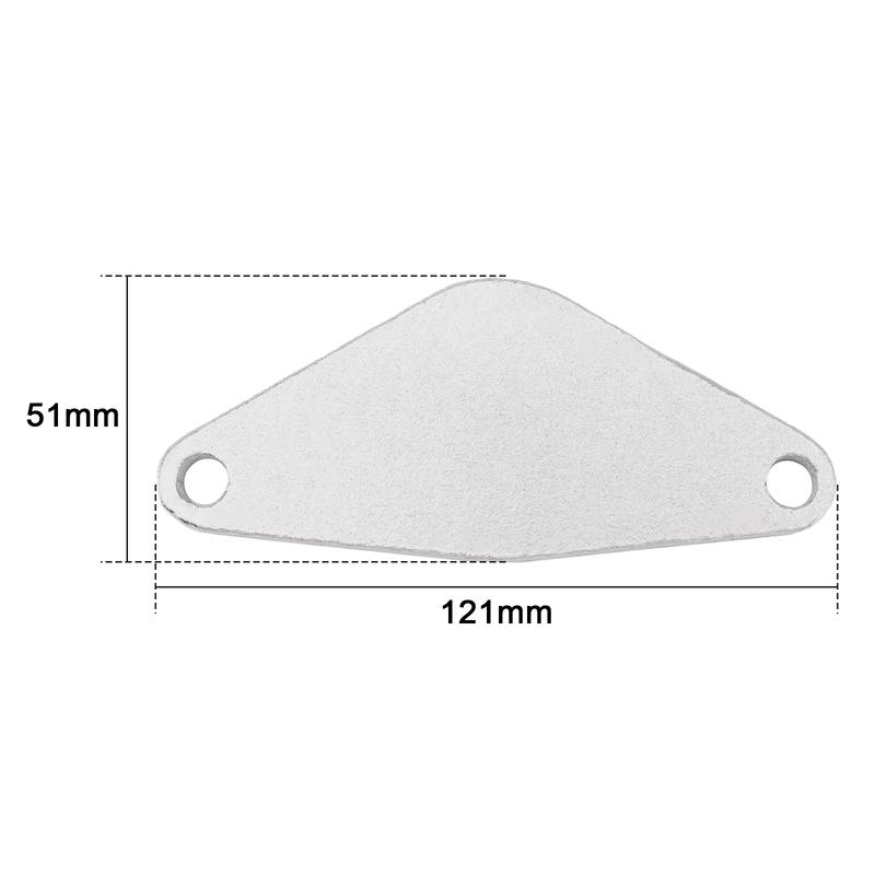 Blow Off Valve BOV BPV Blanking Block Off Plate for Subaru WRX 02-07 STI 2004-2021