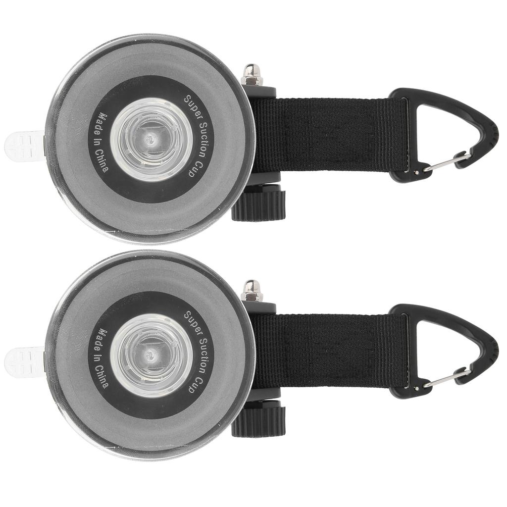 2pcs Car Suction Cup Anchor Heavy Duty Tie Down Car Mount Luggage Tent Anchor Securing Hook