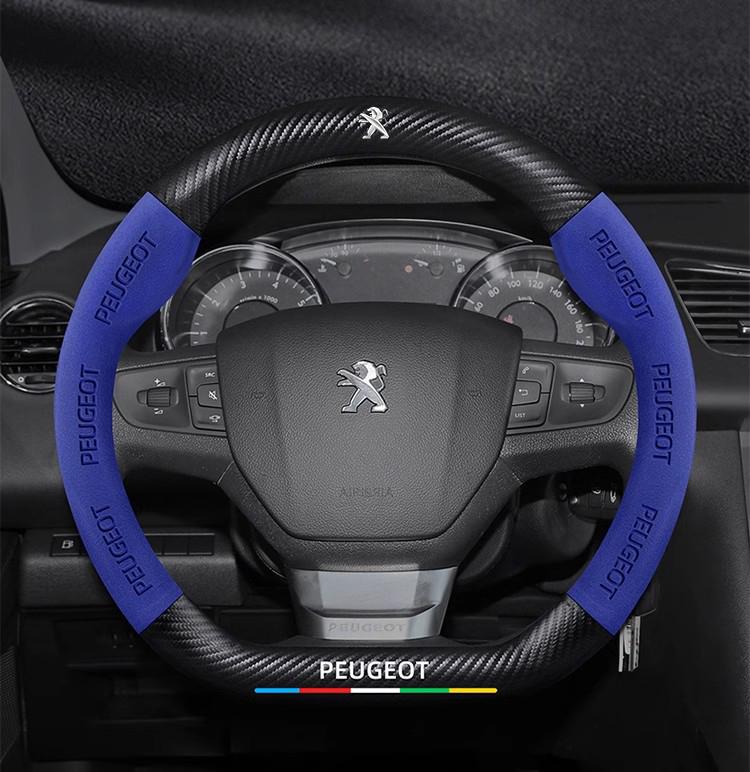 Car Steering Wheel Cover For Peugeot 106 107 108 206 207 208 301 307 308 406 407 408 508 607 2008 3008 4008 5008 GT RCZ Rifter