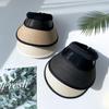 UV-blocking sports hat UV rattan straw sun cap
