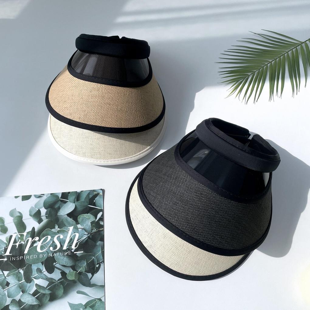 UV-blocking sports hat UV rattan straw sun cap