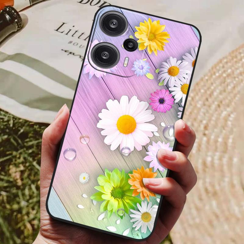 For POCO F5 5G Case 6.67'' Soft TPU Silicone Shockproof Covers for Xiaomi Poco F5 Phone Cases PocoF5 F 5 Wolf Lions Coques