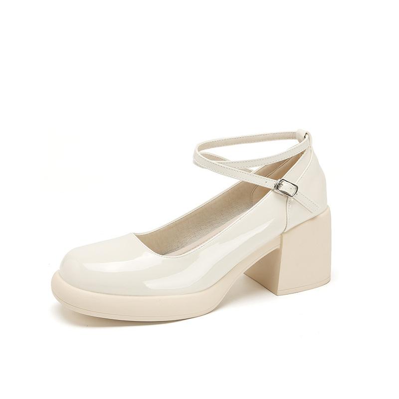 

Женская обувь Yuexinwang из натуральной кожи на плоской подошве Huizhou, виноградная мать, мокасины на платформе с толстым каблуком, новые осенне-зимние туфли из натуральной кожи 34 абрикосовый